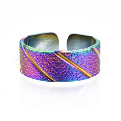 Кольцо-манжета из нержавеющей стали 304 в форме ромба&nbsp;RJEW-N038-076