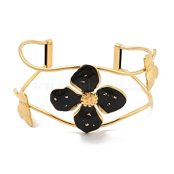 Браслеты-манжеты из нержавеющей стали 304 для женщин&nbsp;BJEW-A023-01G