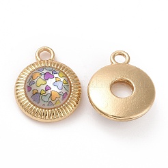 Подвески из непрозрачной смолы с принтом&nbsp;LS-FIND-E020-07G-01