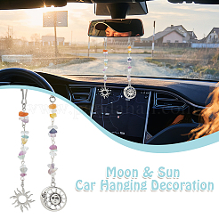 Украшение подвески из стекла и сплава&nbsp;HJEW-OC00290