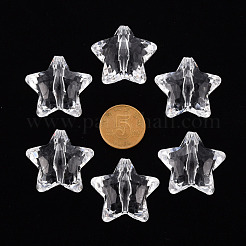 Прозрачные акриловые бусины TACR-ZX018-02