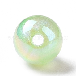 УФ-покрытие радужными переливающимися акриловыми бусинами&nbsp;OACR-C010-05