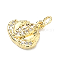 Латунные микро проложить кубического циркония подвески&nbsp;KK-K417-11B-G