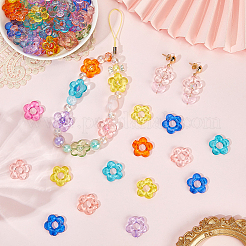 100шт прозрачная акриловая рамка для бусин&nbsp;TACR-SP0001-34