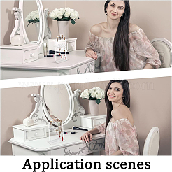 Прозрачные акриловые стойки для серег&nbsp;ODIS-WH0025-62