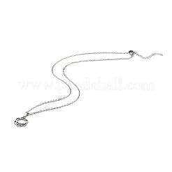 Подвески из не тускнеющей нержавеющей стали ожерелья&nbsp;LS-NJEW-K267-01G-P