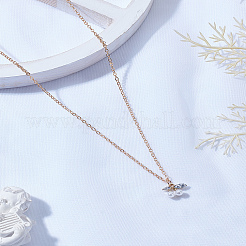 1 шт. ожерелье с подвеской в виде вишни&nbsp;NJEW-LP0003-17G