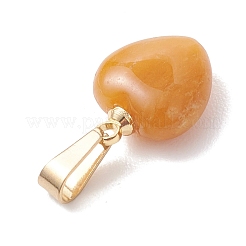 Подвески в форме сердца из натуральных и синтетических смешанных драгоценных камней&nbsp;PALLOY-JF04955-01