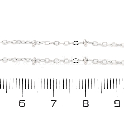 Латунные спутниковые цепочки ожерелья для женщин&nbsp;NJEW-D302-61P