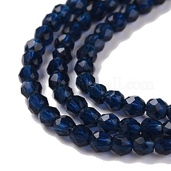 Прозрачные стеклянные бусины&nbsp;LS-GLAA-H021-04-28