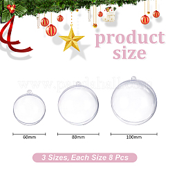 24 шт. 3 стиля пустые пластиковые большие подвески&nbsp;KY-WR0001-10