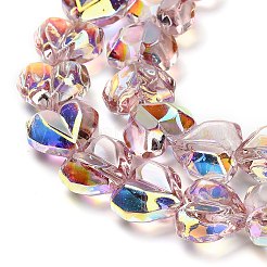 Гальванизируйте прозрачное стекло бисер нитей&nbsp;EGLA-B012-AB08