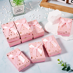 Картонные коробки для упаковки ювелирных изделий с узором в горошек&nbsp;CON-TAC0011-04B-01