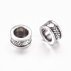 Ретро стиль старинных серебряных тоновых трубок из тибетского серебра&nbsp;X-LF11346Y-NF