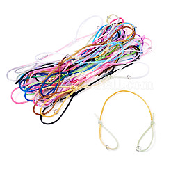 30шт 10 цвета нейлоновой нити шнур для изготовления браслетов&nbsp;BJEW-TAC0039