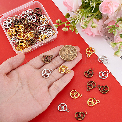 60шт 3 цвета подвески из цинкового сплава&nbsp;FIND-PH0028-71-1