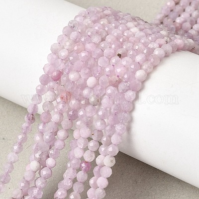 Природные кунцит бисер нитей&nbsp;G-G343-B04-3mm-1
