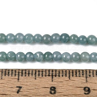 Естественный жадеит бисер пряди&nbsp;G-N353-07A-01-1