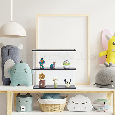 2-ярусные сборные акриловые витрины&nbsp;AJEW-WH0479-93-1