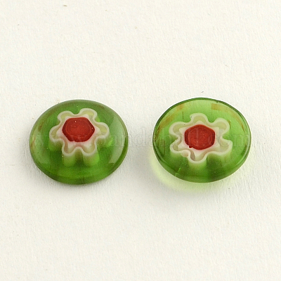 Ручной Millefiori стекло кабошоны X-LK-R005-19-1