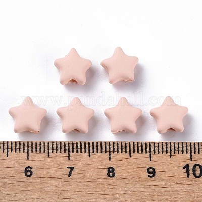 Лакированные бусины из акрила &nbsp;MACR-S373-45-O06-1