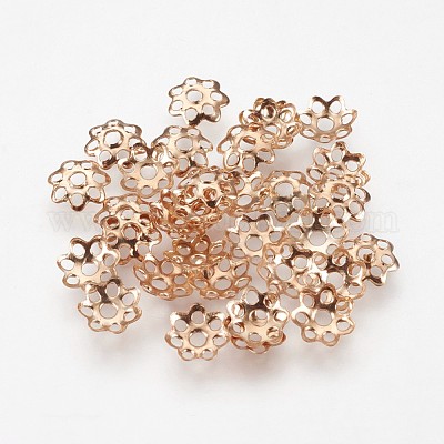 Многолепестковые железные бусинки&nbsp;IFIN-F146-01KCG-1