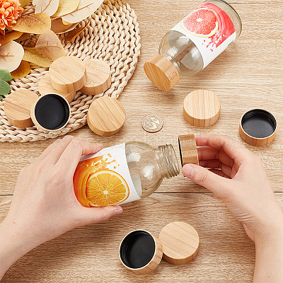 Крышки для банок со специями&nbsp;LS-WOOD-WH0027-88-1