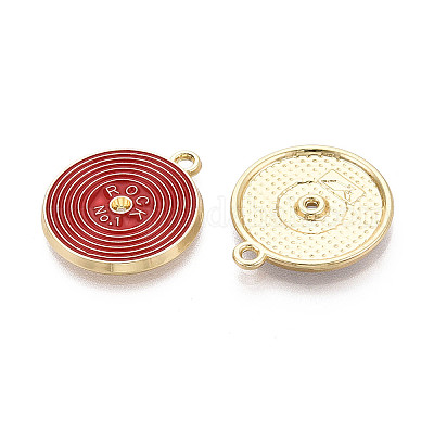 Подвески из эмали и сплава&nbsp;ENAM-T024-31M-G-1