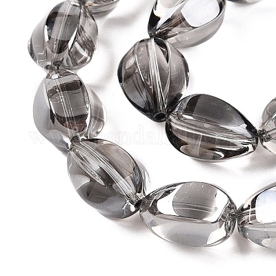 Стеклянные бусины с гальваническим покрытием &nbsp;EGLA-T028-01I-1