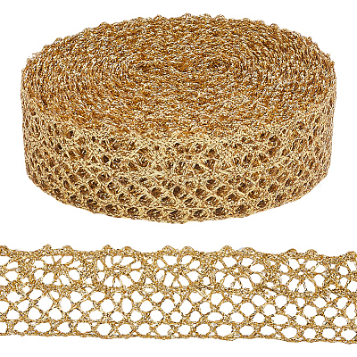 2 рулон металлизированной нити с кружевной отделкой&nbsp;OCOR-GF0005-58C-1