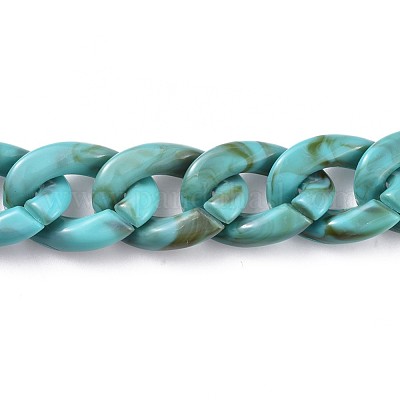 Акриловые цепочки&nbsp;AJEW-JB00505-01-1