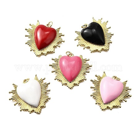 Латунь эмаль подвески KK-B136-08G-1