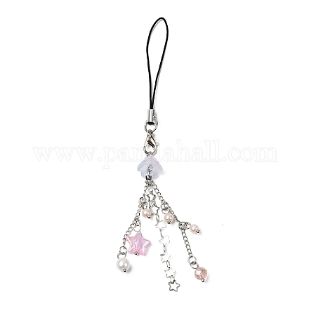 Мобильные ремни из стекла и акрила HJEW-SW00079-04-1