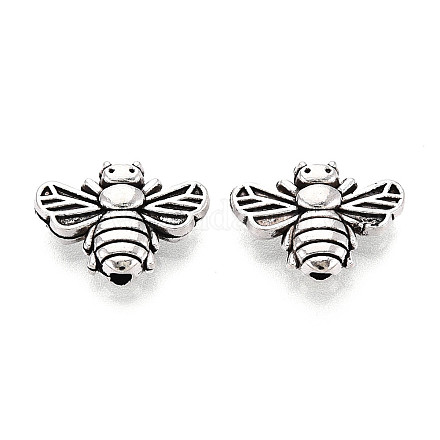 Сплавочные овальные бусины тибетского стиля TIBEB-T005-02AS-1