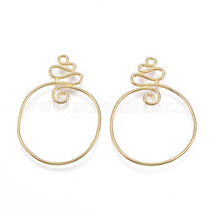 Латунные подвески&nbsp;KK-S349-089-NF-1