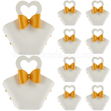 Наборы для самостоятельного изготовления кошелька в форме сердца из искусственной кожи&nbsp;PURS-WH20005-04B-1