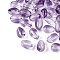 Baking Painted Transparent Glass Beads, Teardrop, Medium Purple, 9x6mm, Hole: 1.2mm, about 2325pcs/1000g