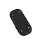 Oval PU Leather DIY Handbag Bottom, for Knitting Bag, Women's Bag Handmade DIY Accessories, Black, 18x8cm