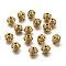 Tibetan Style Alloy Spacer Beads, Lead Free & Cadmium Free, Antique Golden, 7x5.5mm, Hole: 1mm