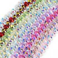 Гальванизируйте прозрачное стекло бисер нитей&nbsp;EGLA-B012-AB