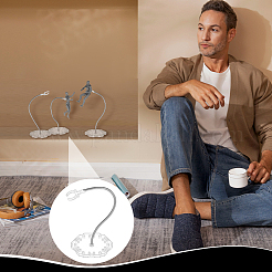 Пластиковые держатели для демонстрации фигурок из цинкового сплава с шестигранным основанием&nbsp;ODIS-WH0038-219A