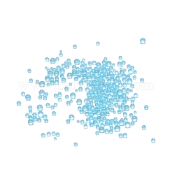 Прозрачные круглые бусины икры&nbsp;LS-MRMJ-WH0078-13