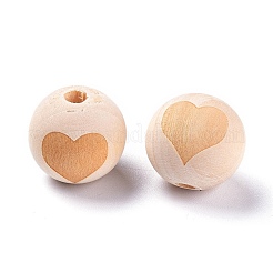 Незаконченные деревянные бусы&nbsp;LS-WOOD-S036-07