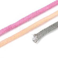 Сегментированный окрашенный поликоттоновый макраме-шнур&nbsp;OCOR-T017-03J