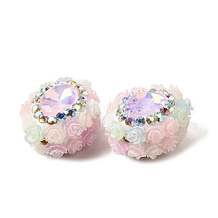 Ручной полимерной глины шариков Rhinestone&nbsp;CLAY-Z005-02