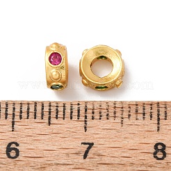 Латунные микро проложить Цирконий Европейский бисером&nbsp;KK-A254-29G