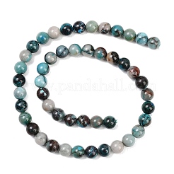 Природные хризоколлу бисер нитей&nbsp;G-K405-B01-8mm