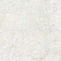 Прозрачная гальваническая поделка из измельченного стекла&nbsp;GLAA-F123-02