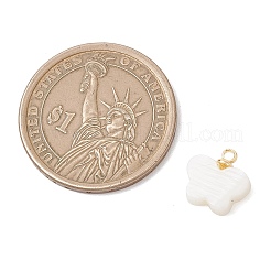 Подвески в виде бабочек из натуральных пресноводных ракушек с латунными креплениями.&nbsp;PALLOY-JF04894