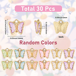 30шт стеклянные подвески&nbsp;FIND-SC0015-11